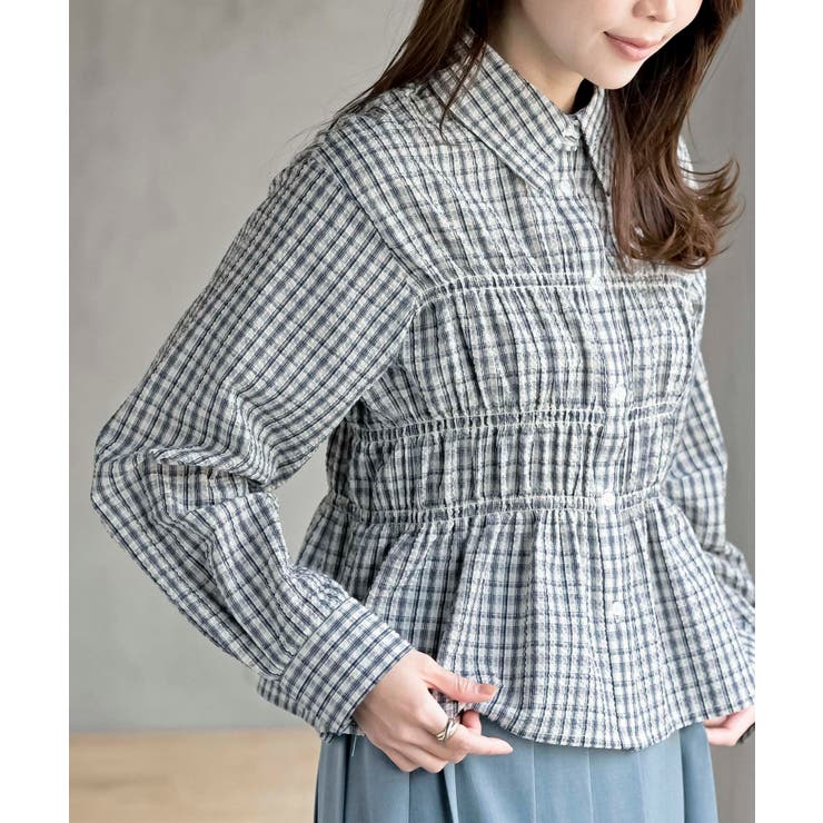 ワッフルシャーリングブラウス | rps | 詳細画像6 