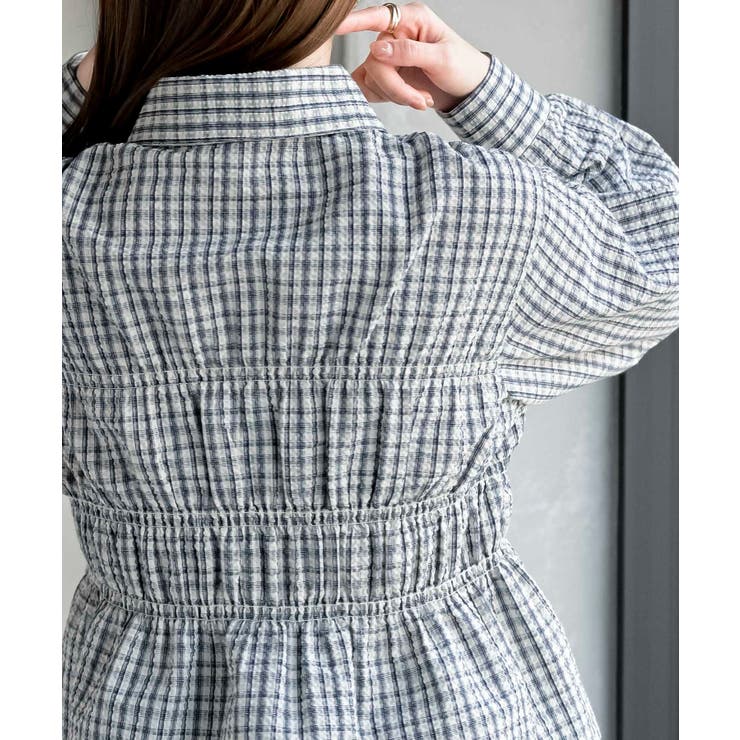 ワッフルシャーリングブラウス | rps | 詳細画像7 