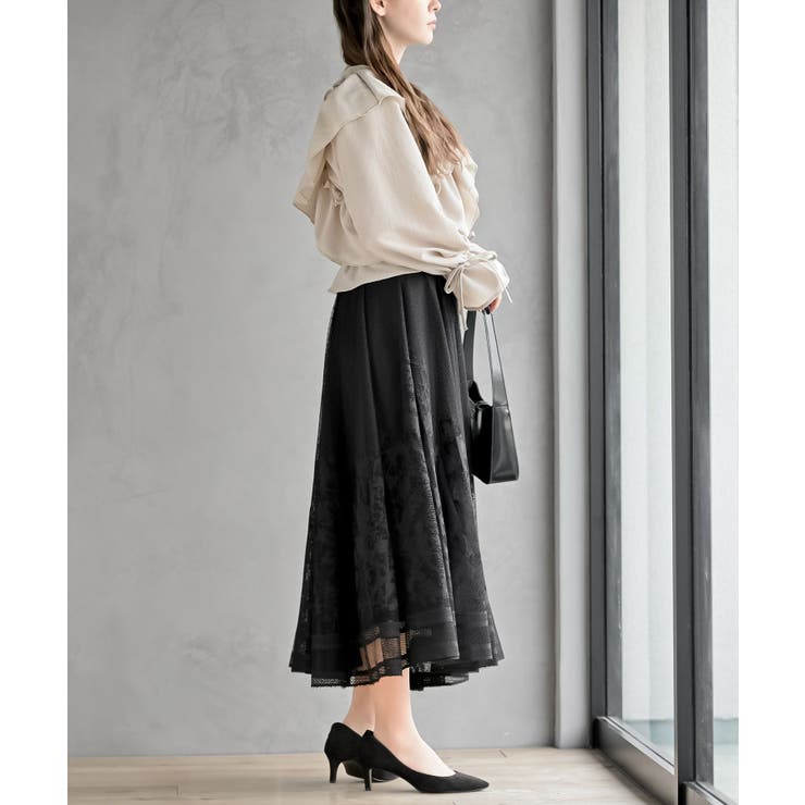 ホットフィックスクロスフリルペプラムブラウス | rps | 詳細画像20 