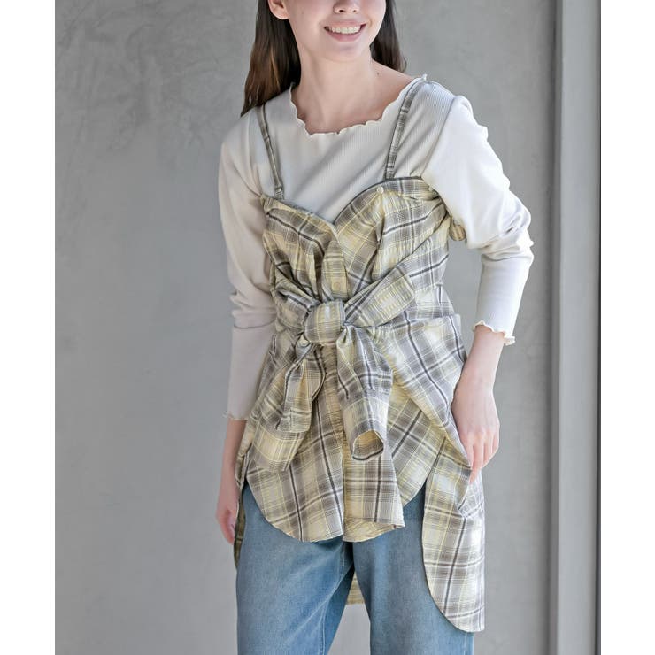 イエロー | ワッフルチェック２ＷＡＹシャツ | rps