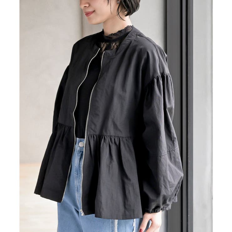 ペプラムジップジャケット | rps | 詳細画像15 