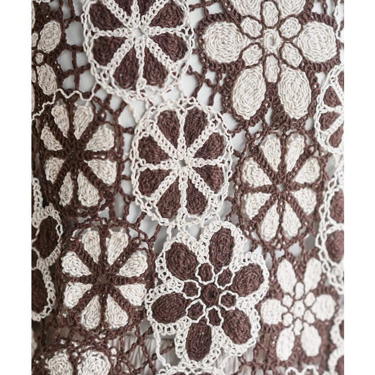 配色レースベスト | rps | 詳細画像10 