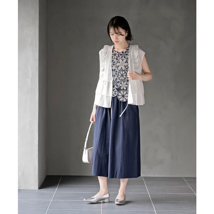 配色レースベスト | rps | 詳細画像19 