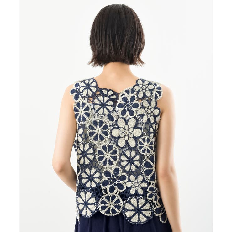 配色レースベスト | rps | 詳細画像29 