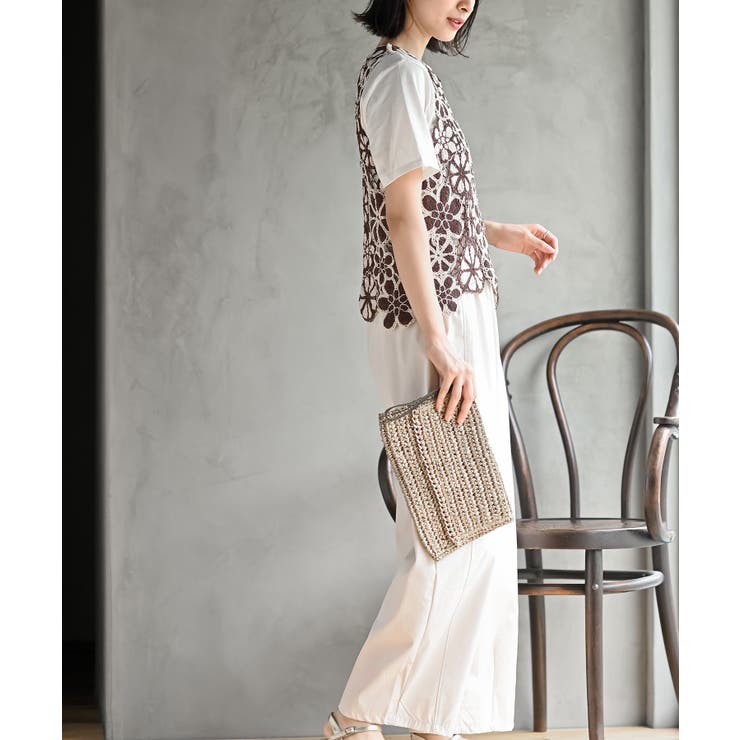 配色レースベスト | rps | 詳細画像5 