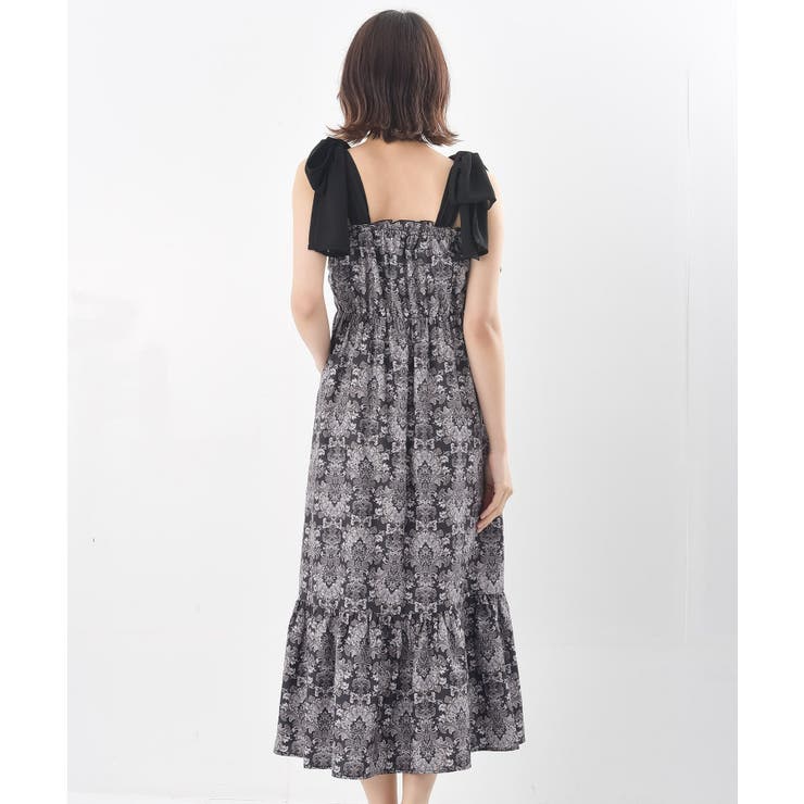 肩リボンシャーリングワンピース | rps | 詳細画像35 