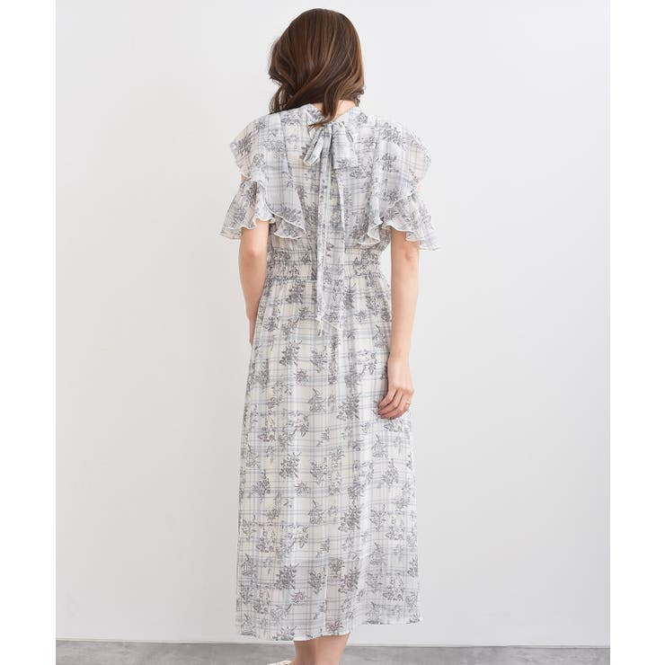 ラッフルスリーブ花柄ワンピース | rps | 詳細画像39 