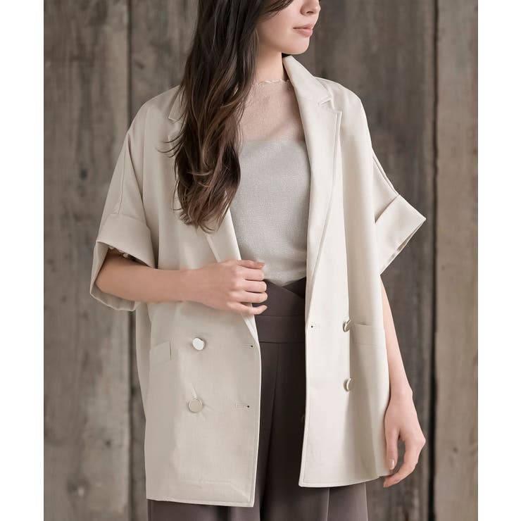 ハーフスリーブテーラードジャケット | rps | 詳細画像1 