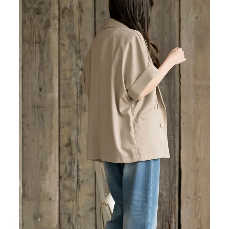 ハーフスリーブテーラードジャケット | rps | 詳細画像11 