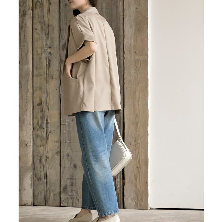 ハーフスリーブテーラードジャケット | rps | 詳細画像12 