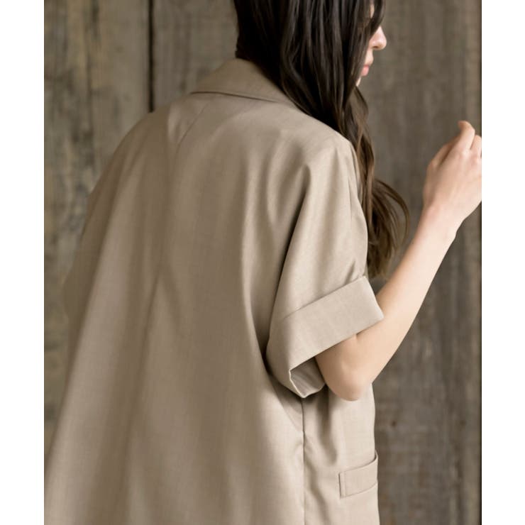 ハーフスリーブテーラードジャケット | rps | 詳細画像15 