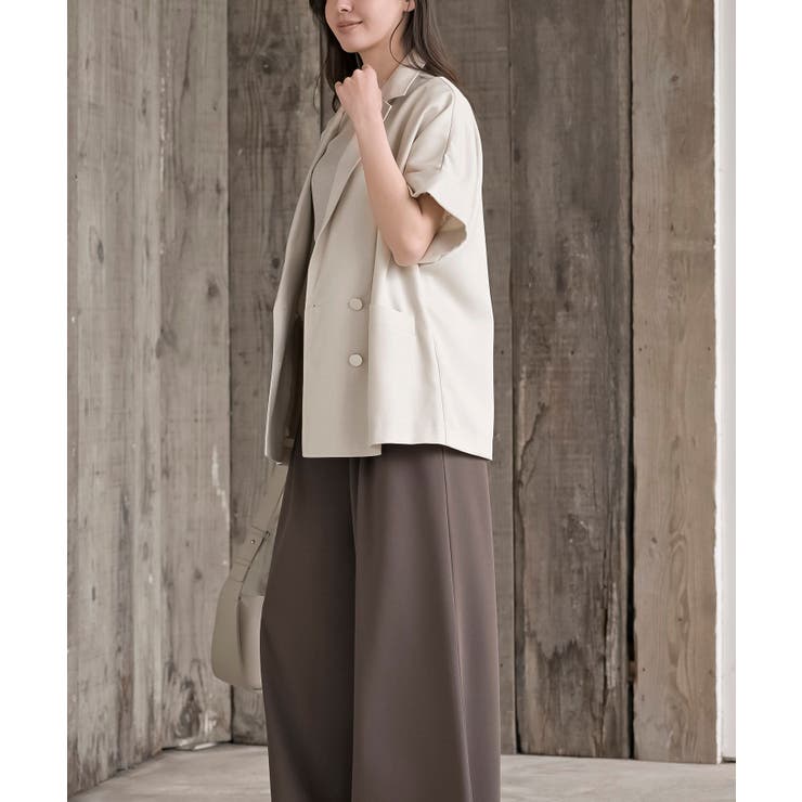 ハーフスリーブテーラードジャケット | rps | 詳細画像21 