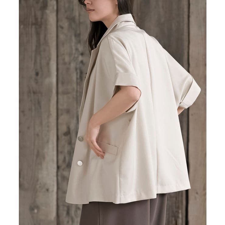 ハーフスリーブテーラードジャケット | rps | 詳細画像25 