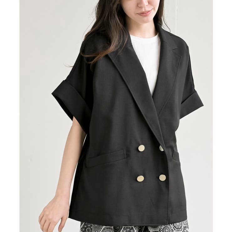 ハーフスリーブテーラードジャケット | rps | 詳細画像9 