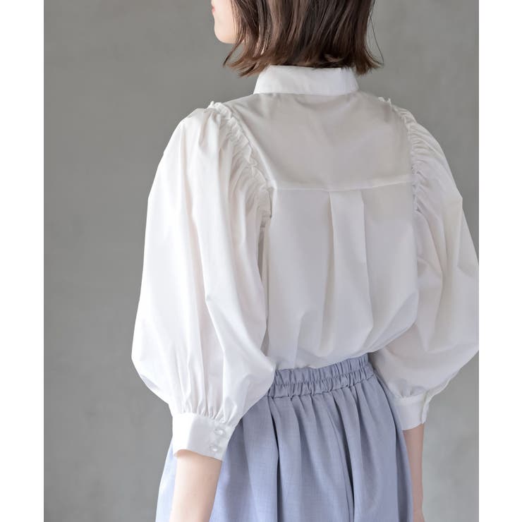 刺繍ボリューム6分袖ブラウス[品番：RPSW0003816]｜rps（アール