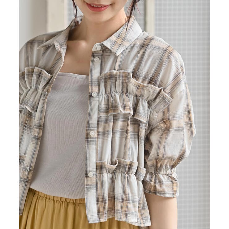 チェックシャーリングシャツ | rps | 詳細画像14 