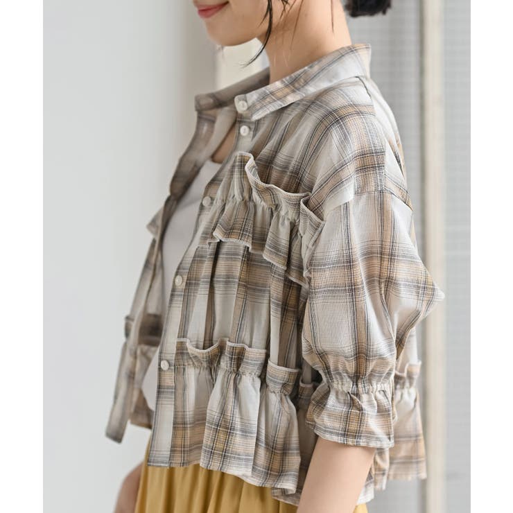 チェックシャーリングシャツ | rps | 詳細画像15 