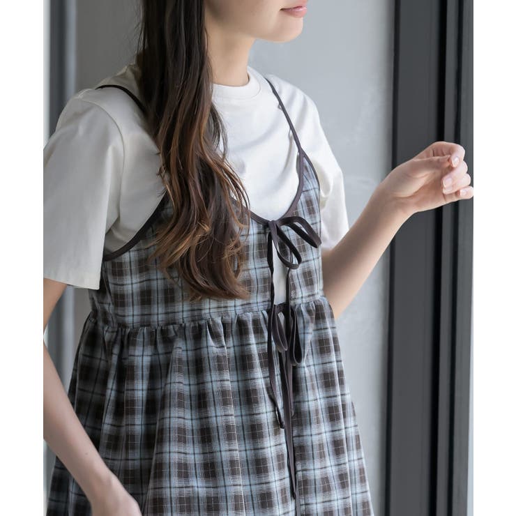 フロントリボンチェックキャミソール | rps | 詳細画像23 
