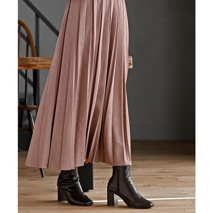 スエードポンチプリーツスカート | rps | 詳細画像20 