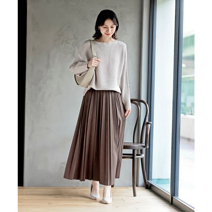 スエードポンチプリーツスカート | rps | 詳細画像30 