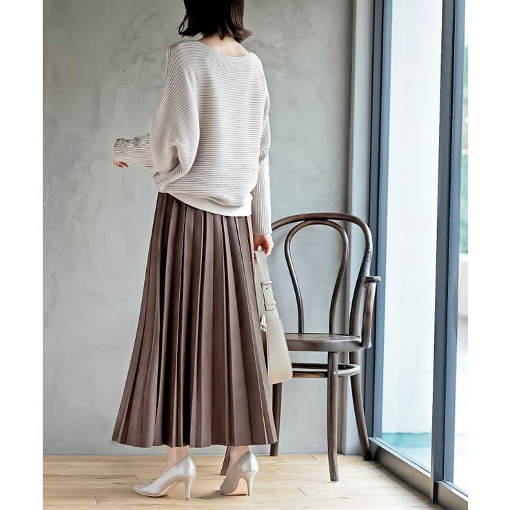 スエードポンチプリーツスカート | rps | 詳細画像32 