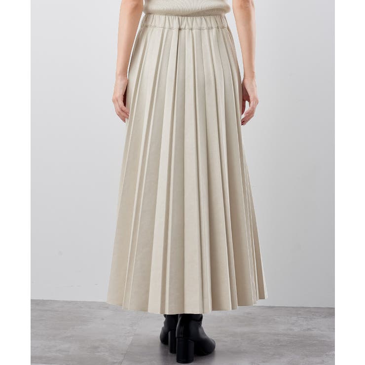 スエードポンチプリーツスカート | rps | 詳細画像39 