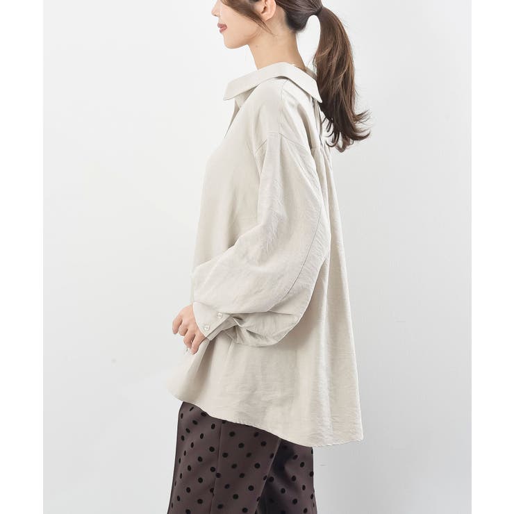 レースアップピーチ起毛ボリューム袖ブラウス | rps | 詳細画像26 