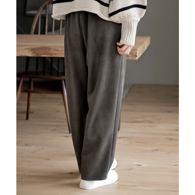 スエードポンチタックイージーパンツ[品番：RPSW0004134]｜rps（アール