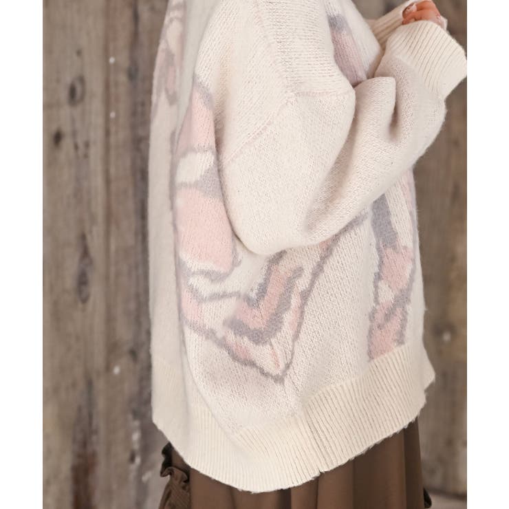 ＢＩＧリボン柄ニットプルオーバー | rps | 詳細画像16 