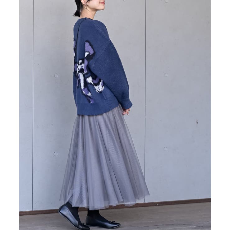 ＢＩＧリボン柄ニットプルオーバー | rps | 詳細画像20 