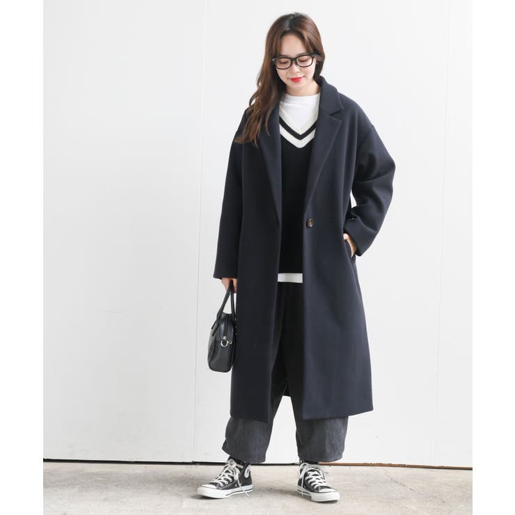 Vネックチルデンニットプルオーバー[品番：RPSW0002164]｜rps（アール