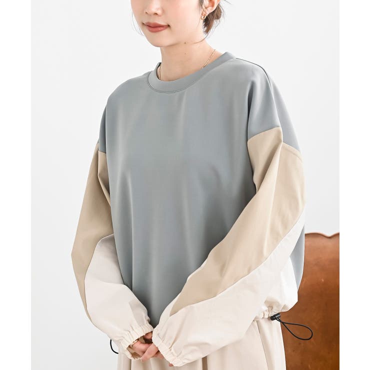 配色裾ドロストプルオーバー | rps | 詳細画像1 