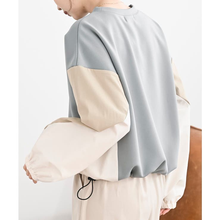 配色裾ドロストプルオーバー | rps | 詳細画像16 