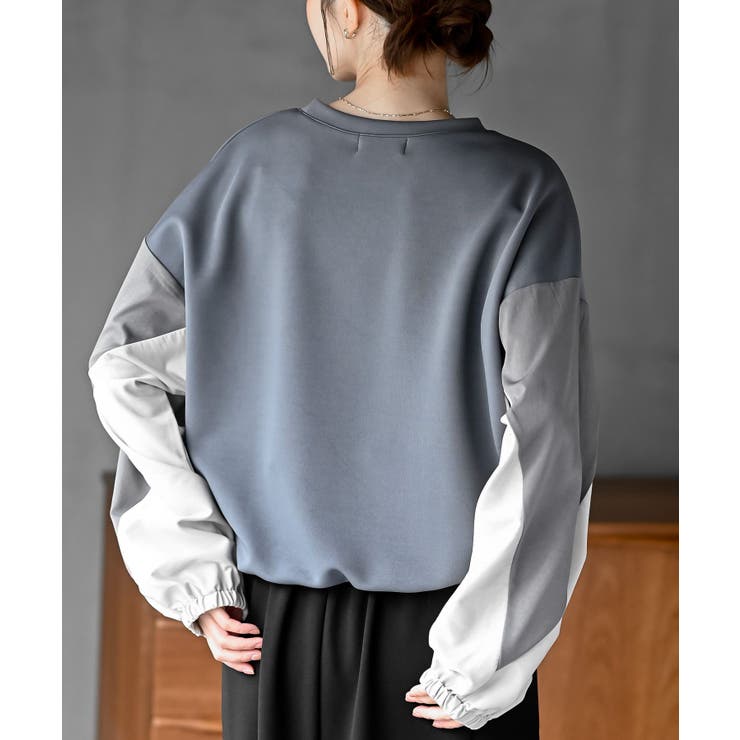 配色裾ドロストプルオーバー | rps | 詳細画像24 