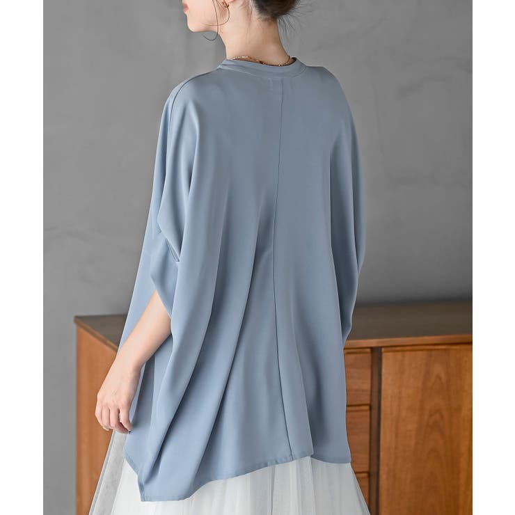 袖タックバンドカラードルマンブラウス | rps | 詳細画像16 