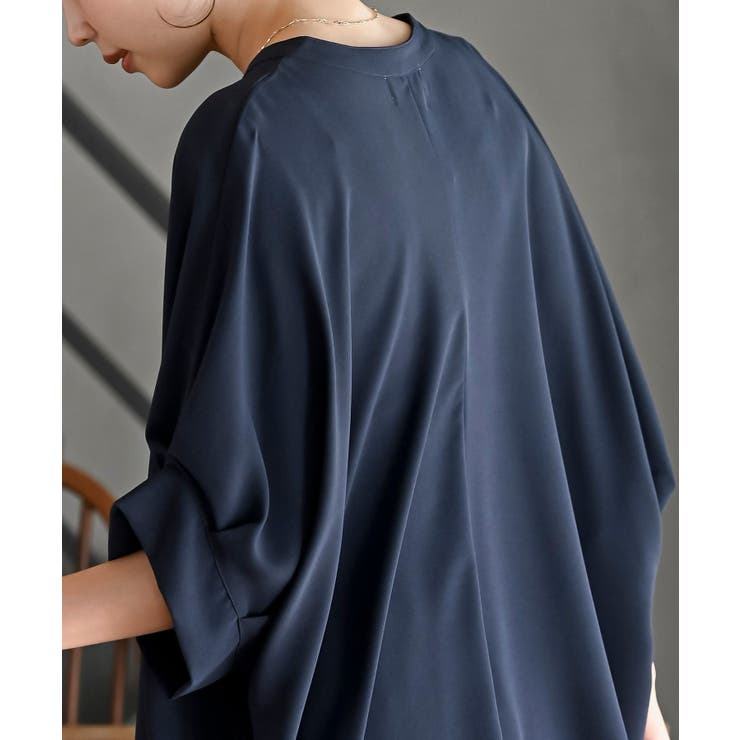 袖タックバンドカラードルマンブラウス | rps | 詳細画像24 