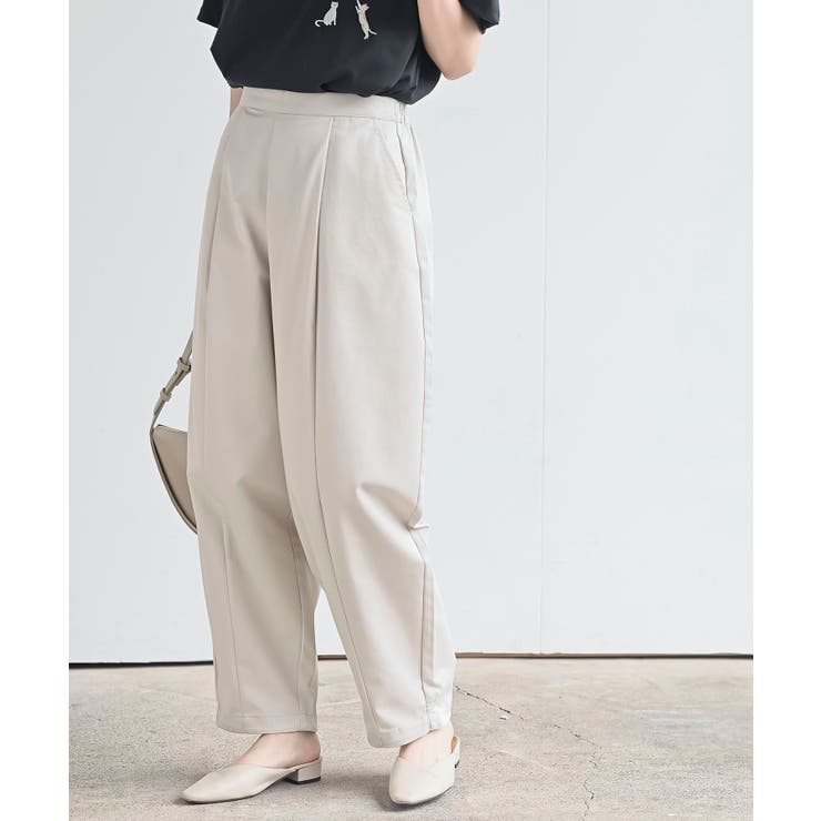 裾ドロストタックワイドパンツ[品番：RPSW0003819]｜rps（アール