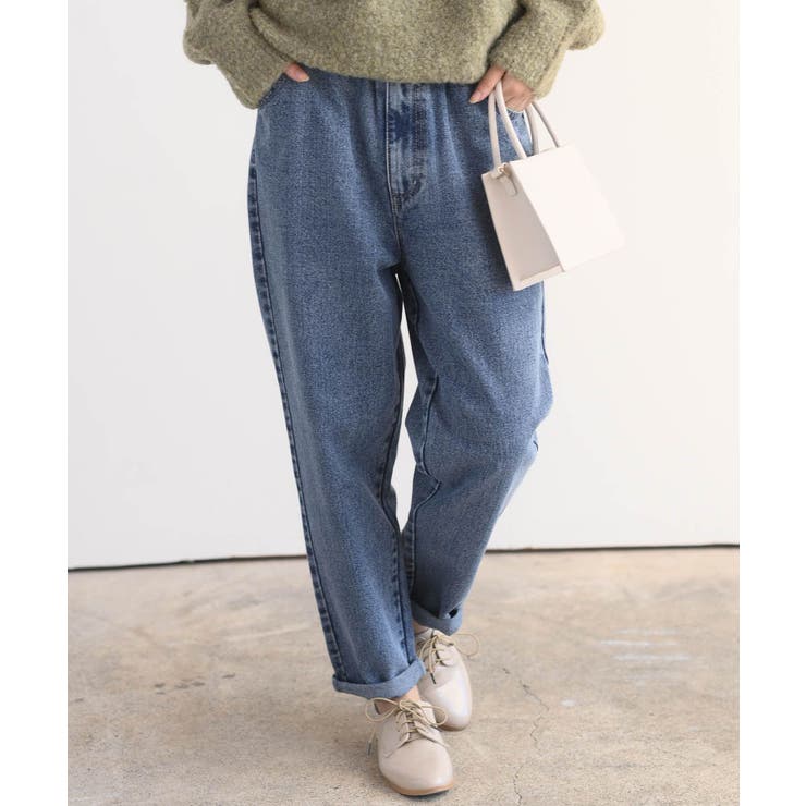 ブルー | ウエストギャザーマムパンツ | rps