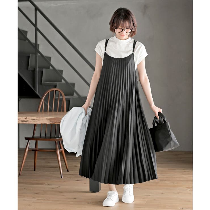 プリーツキャミワンピース[品番：RPSW0002463]｜rps（アールピーエス