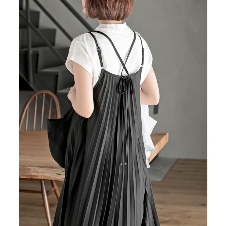 プリーツキャミワンピース[品番：RPSW0002463]｜rps（アールピーエス