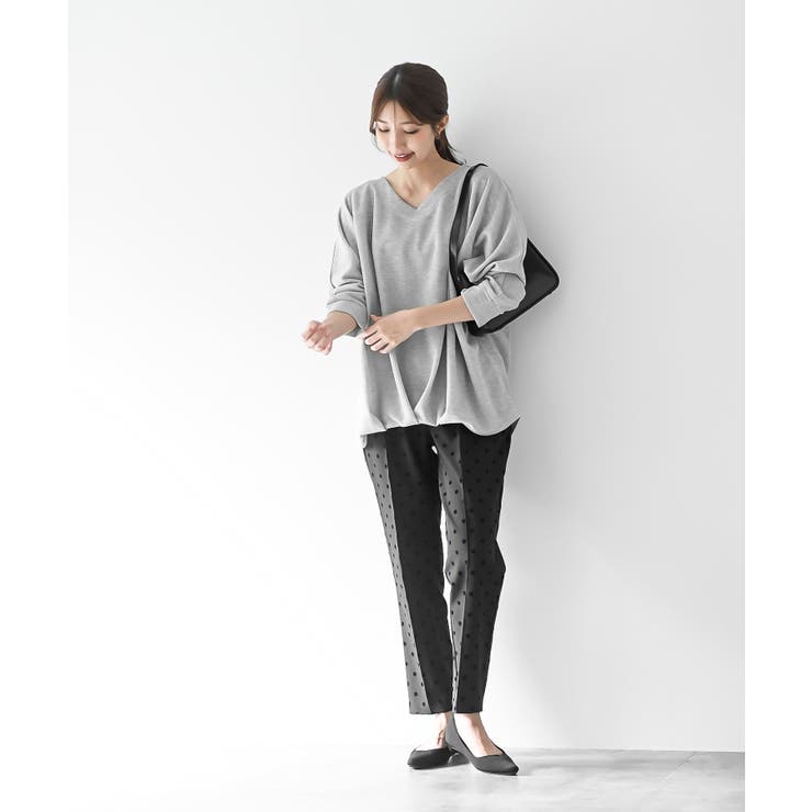 ラメサカリバ裾タックプルオーバー | rps | 詳細画像18 