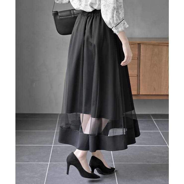 チュールシアーロングスカート | rps | 詳細画像26 