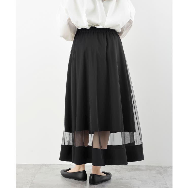 チュールシアーロングスカート | rps | 詳細画像30 