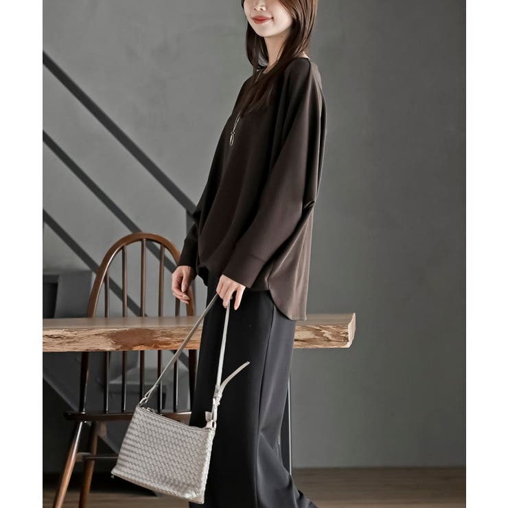 ネックレス付きダブルフェイス裾タックプルオーバー | rps | 詳細画像19 