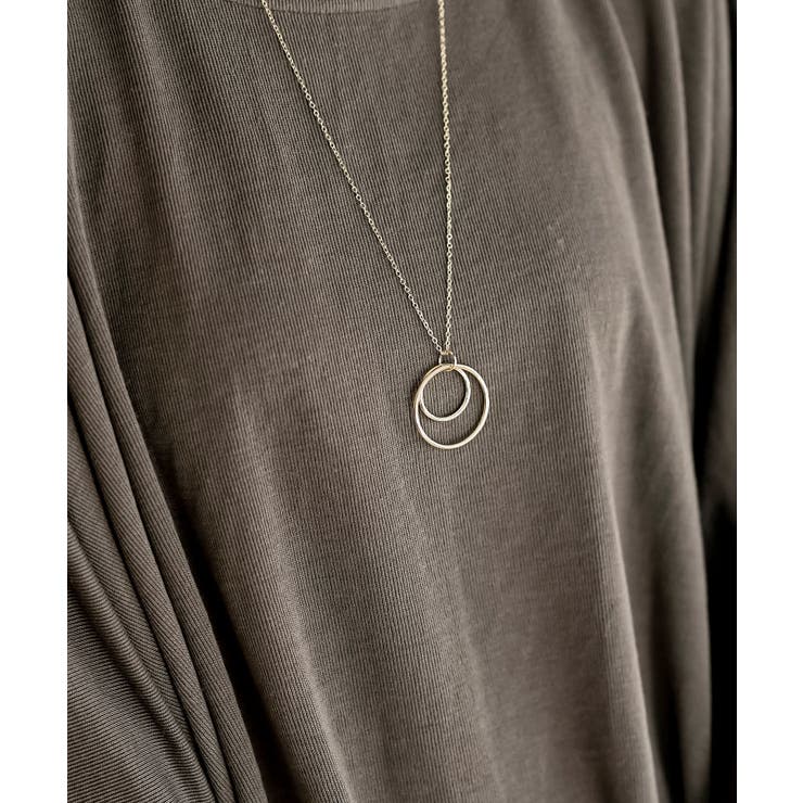 ネックレス付きダブルフェイス裾タックプルオーバー | rps | 詳細画像34 