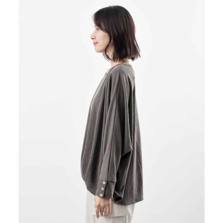 ネックレス付きダブルフェイス裾タックプルオーバー | rps | 詳細画像36 