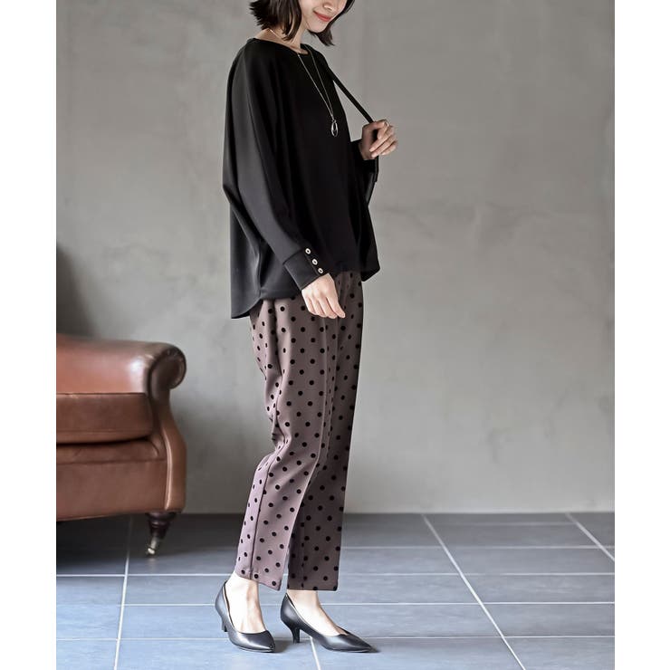 ネックレス付きダブルフェイス裾タックプルオーバー | rps | 詳細画像5 