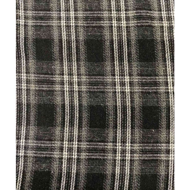 変形袖タックスキッパーチェックブラウス | rps | 詳細画像10 