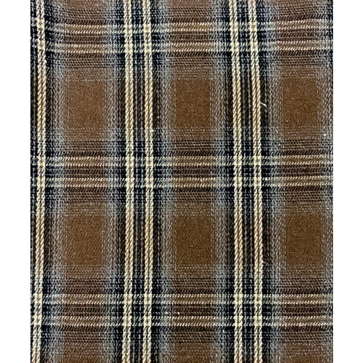 変形袖タックスキッパーチェックブラウス | rps | 詳細画像19 