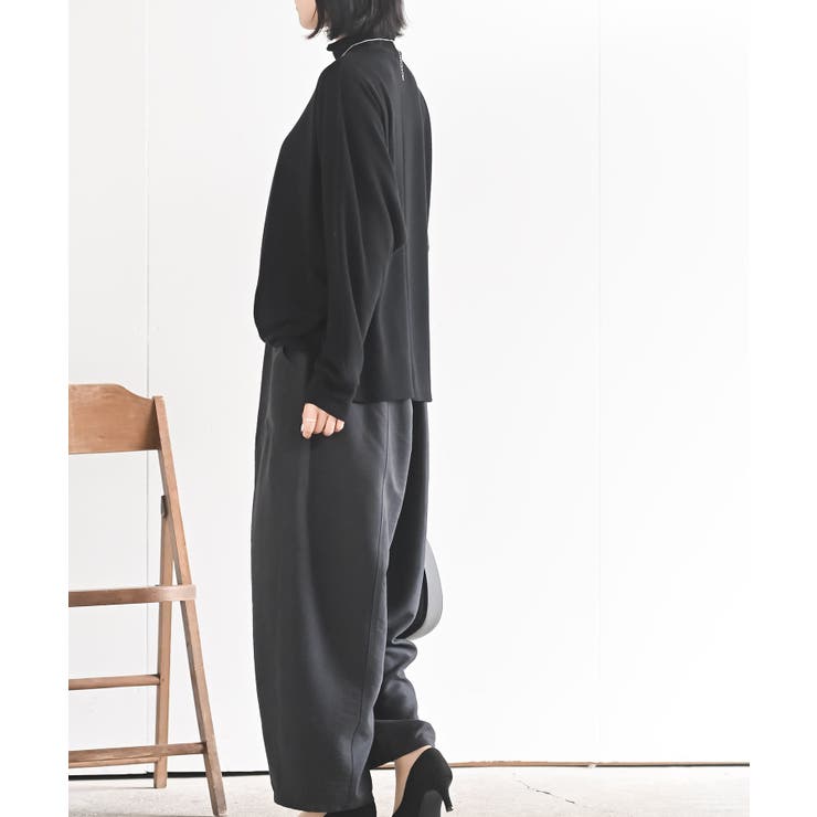 ネックレス付裾タックプチハイネックプルオーバー | rps | 詳細画像11 